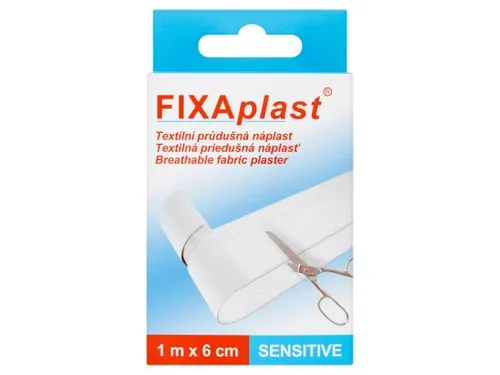 Fixaplast Textilní průdušná náplast 1mx6cm