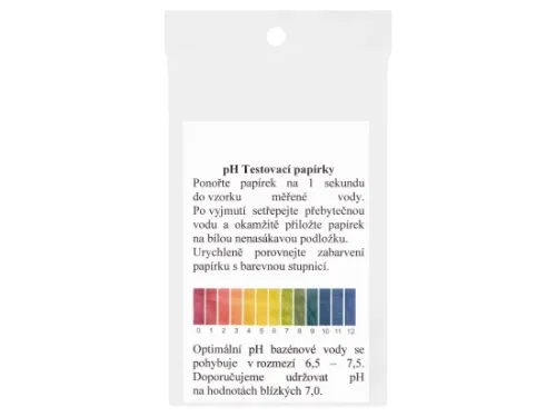 pH testovací papírky 10 ks