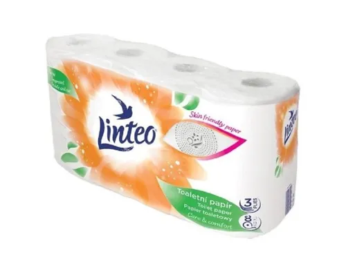 Linteo Toaletní papír 3vrstvý 8 ks