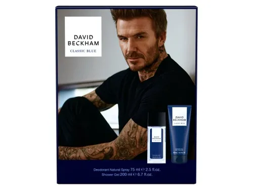 David Beckham Classic Blue Vánoční kazeta pro muže