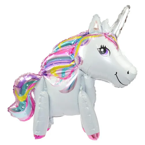 Nafukovací balón stojící jednorožec 70cm/55cm