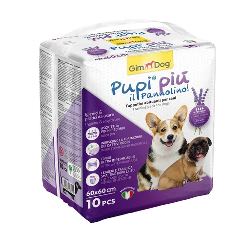 GimDog levendulás kutyapelenka 2 x (60 x 60 cm - 10 db)