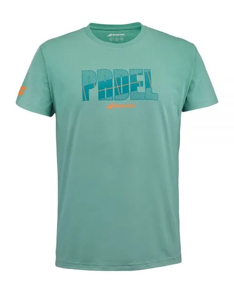 ROPA DE PADEL HOMBRE Camiseta Babolat Cotton Verde