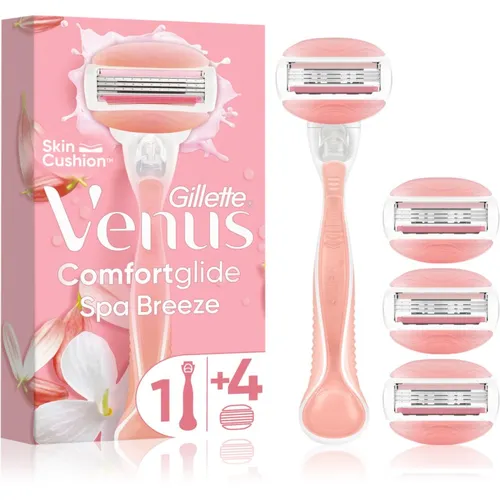 Gillette Venus ComfortGlide Spa Breeze Depilador para mulher + lâminas sobresselentes 4 un.