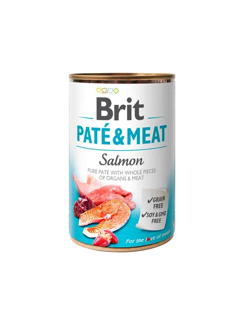 Brit Paté & Meat - Somon 400 g