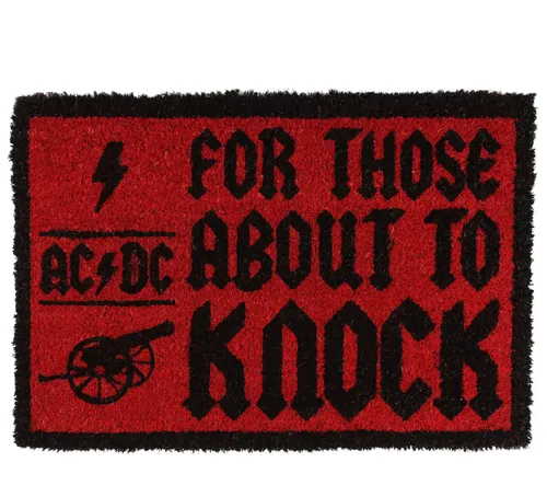 AC/DC lábtörlő - (For Those About To Knock) - PYRAMID POSTERS