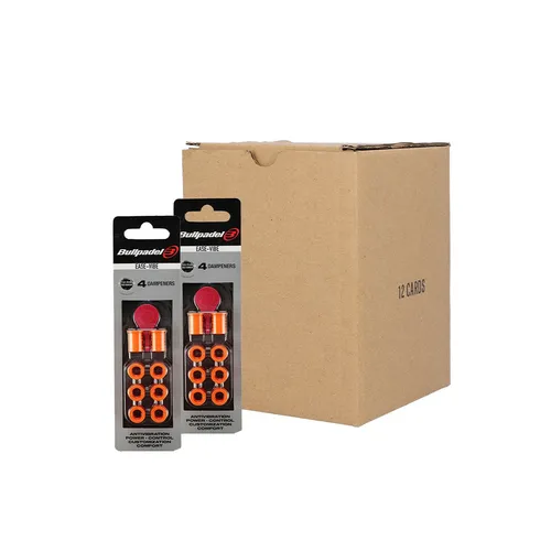 Boîte 12 Pièces - Blister (4 Pièces) Ease Vibe Antivibrator Bullpadel Orange