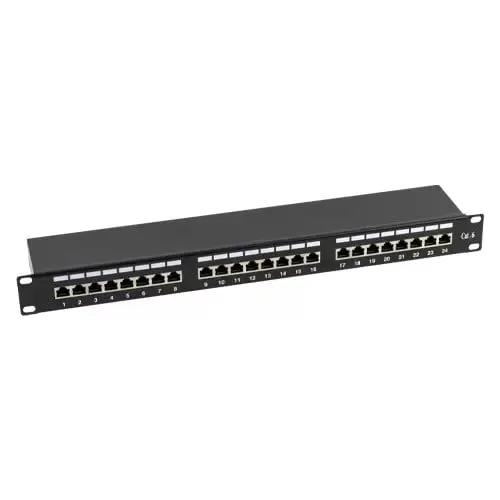 Patch Panel 1U, FTP cat6, 24 porturi RJ45, ASY-PP-FTP6-24