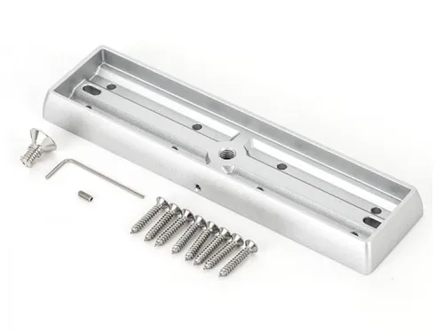 Suport fixare contraplaca electromagnet pe usa, aluminiu anodizat, 191x50x17mm, MBK-280I-N
