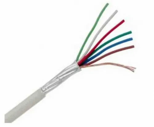 Cablu alarma efractie LIY(St)Y 10x0.22 mm Q5+, rola 100m, folie PVC, impedanta 78 ohmi