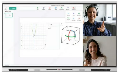 Tabla interactiva cu touchscreen Dahua LPH75-ST420-S3, 4K DLED, diagonala 75 inch (190.5cm), Wi-Fi, Bluetooth