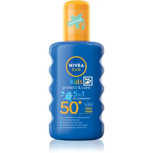 Nivea Sun Kids spray solar colorido para crianças SPF 50+ 200 ml