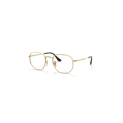 Ray-Ban Hexagonal Optics Arista Gold Fassung Klar Glas 54-21