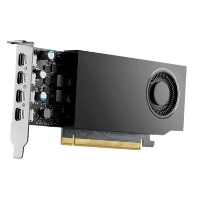 Dell NVIDIA RTX A1000, 8 GB GDDR6, mi-hauteur, PCIe 4.0x8, 4 mDP Carte graphique