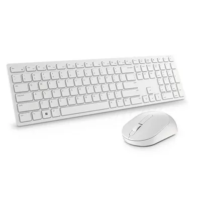 Clavier et souris Dell Pro - KM5221W - États-Unis international (QWERTY) - blanc