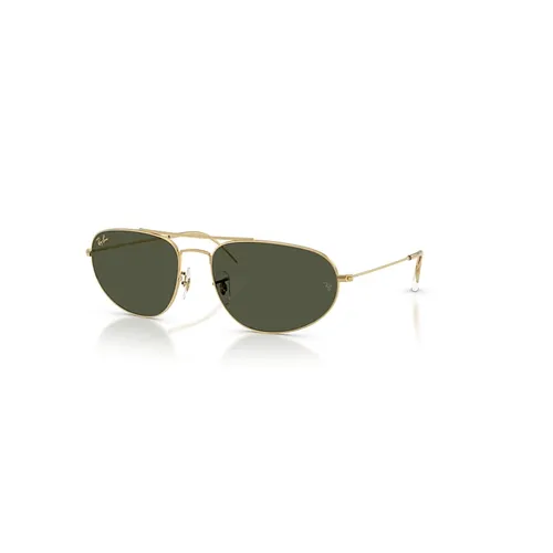 Ray-Ban Explorer Iv Zonnebrillen Legend Goud Montuur Groen Glazen 60-18