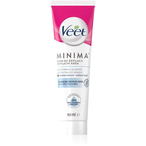 Veet Minima Sensitive Skin Hårfjerningsspray til sensitiv hud Aloe Vera og E-vitamin 100 ml