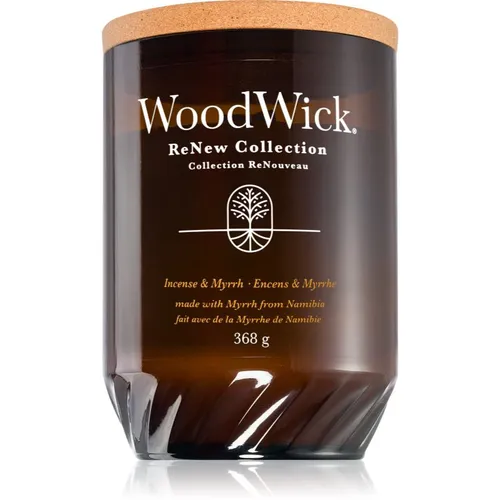 Woodwick Renew Incense & Myrrh duftlys 368 g