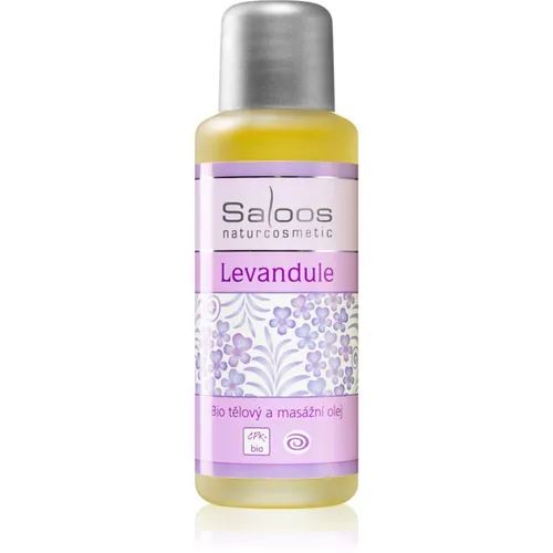 Saloos Bio Body And Massage Oils Lavender Massageolie til kroppen 50 ml