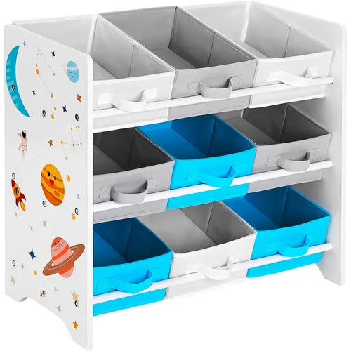 REGÁL DO DĚTSKÉHO POKOJE, bílá, 62,5/60/29,5 cm