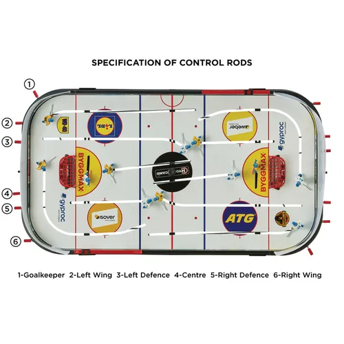 STIGA Control rod Hockey Game