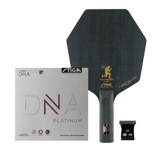 STIGA Bundle Cybershape Carbon CWT DNA Platinum XH 2.3