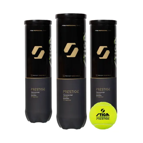 STIGA Balle de tennis Prestige Tour, lot de 3
