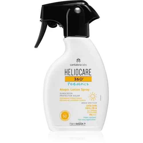 Heliocare 360° Pediatrics Atopic Lotion Spray spray abbronzante per bambini SPF 50 250 ml