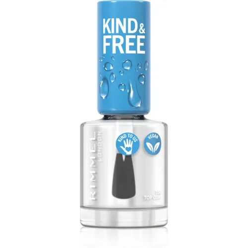 Rimmel Kind & Free τοπ βερνίκι νυχιών απόχρωση 150 Oxygen Wave 8 ml
