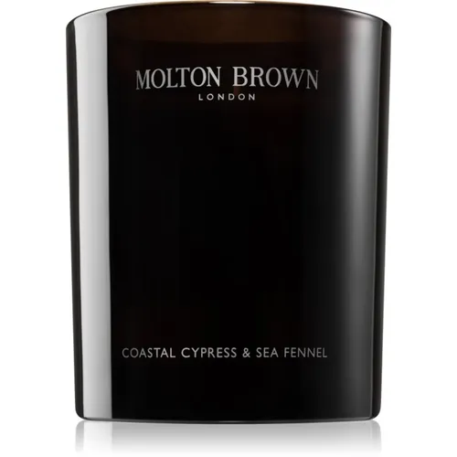 Molton Brown Coastal Cypress & Sea Fennel αρωματικό κερί με εκχυλίσματα θάλασσας και αιθέρια έλαια 190 γρ