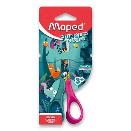 Maped Jungle Fever Nůžky Vivo 12 cm, 2 druhy