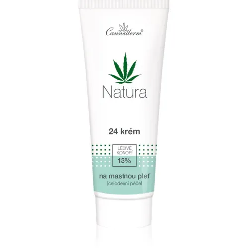 Cannaderm Natura Cream for Oily Skin creme de dia e noite para pele oleosa 75 g