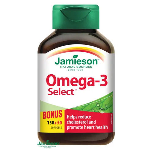 JAMIESON Omega-3 select 1000 mg 200 kapslí