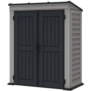 DURAMAX Domek zahradní YARDMATE Pent + podlahová konstrukce, antracit 202 × 171 × 92 cm