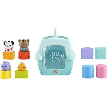 Fisher-Price Třídění tvarů se zvířátky 8 dílků