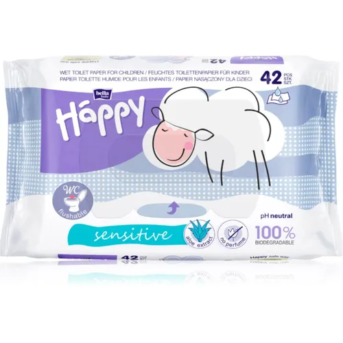 Bella Baby Happy Sensitive kostea wc-paperi lapsille 42 kpl