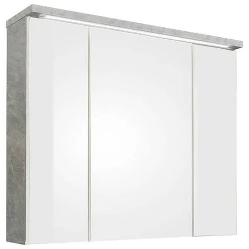 Livetastic ZRCADLOVÁ SKŘÍŇKA, šedá, 80/69/20 cm