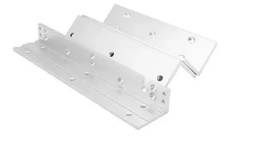 Suport Z si L pentru electromagnetul DS-K4H258S, pentru usi metalice, PVC sau lemn, Hikvision DS-K4H258-LZ