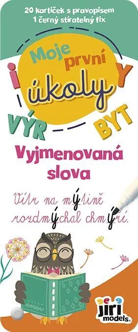 Jiri Models Moje první úkoly Vyjmenovaná slova