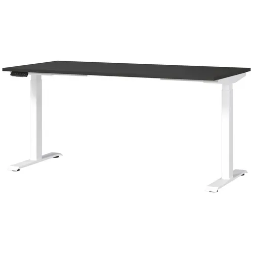 Novel PSACÍ STŮL, barvy grafitu, bílá, 160/80/72-118 cm