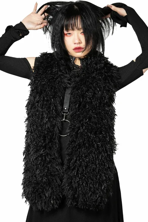 šál KILLSTAR - Rugged Night - Black