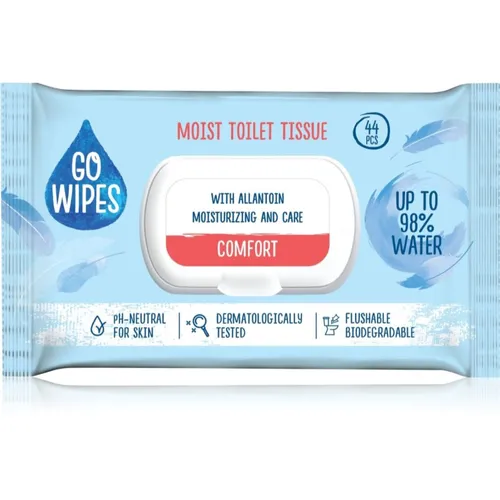 GoWipes Comfort carta igienica umidificata per pelli sensibili 44 pz