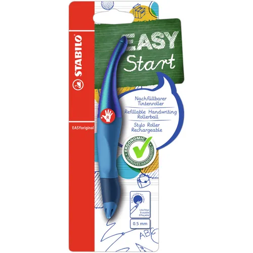 Stabilo Pero EASY original Start pravák - holografické modré