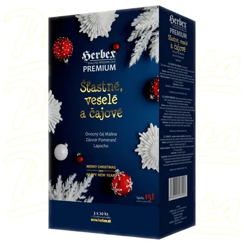 Herbex Šťastné, veselé a čajové 3x20ks