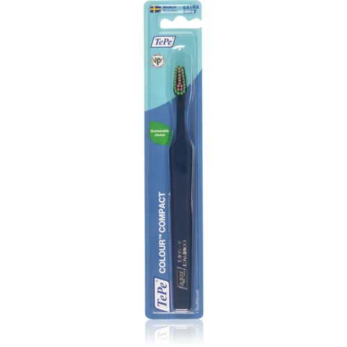 TePe Colour Compact Extra Soft spazzolino da denti Dark Blue 1 pz