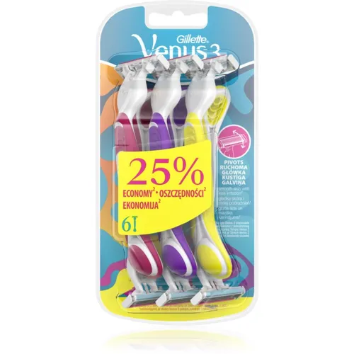 Gillette Venus 3 Plus rasoi monouso 6 pz