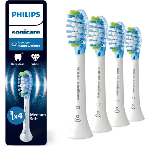 Philips Sonicare Premium Plaque Defense HX9044/87 testine di ricambio per spazzolino 4 pz