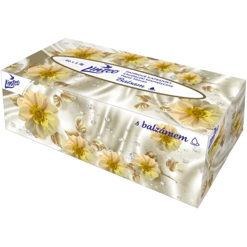 Linteo Paper Tissues Three-ply Paper, 90 pcs per box nenäliinat sisältää balsamia 90 kpl
