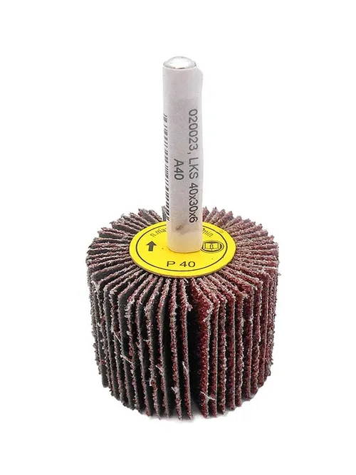 MAGG Kotouče brusné lamelové, 40x30 mm, na stopce 6 mm, různé hrubosti - korund Zrnitost: P40