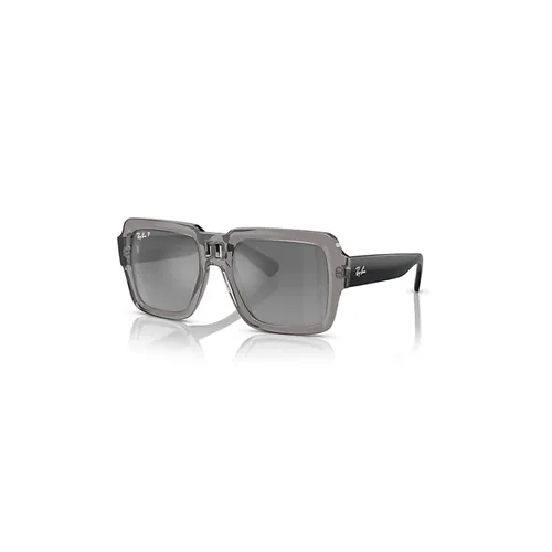 Ray-Ban Sunglasses Unisex Magellan Bio-based - Black Frame Silver Lenses Polarized 54-19